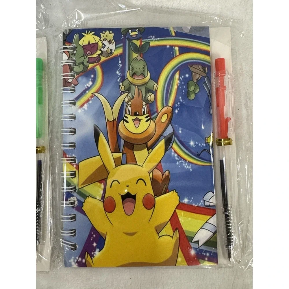 Pokémon Mini Notebooks With Pens, Set Of 4, Lined, 5.5